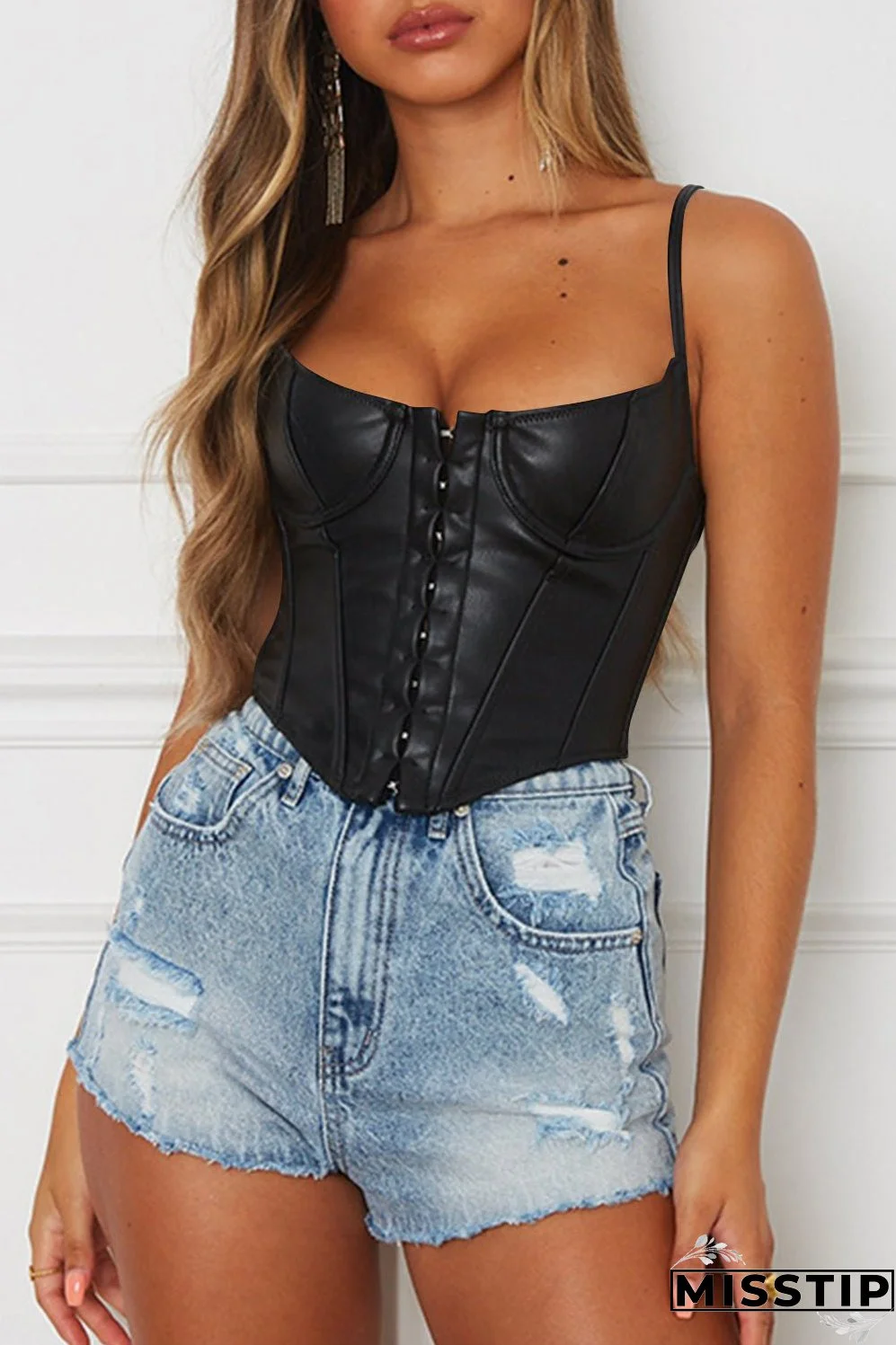 Scoop Neck Spaghetti Strap Cami