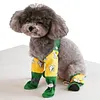 Waterproof Anti Dust Dog Pants with Detachable Shoes for Outdoor Walking Hiking