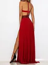Lacy Empire Split-Side Maxi Dress