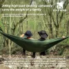 Outdoor Swing Hammock, Parachute Fabric, Camping Anti-Rollover Portable Straps, Portable Travel Hammock &ndash; Suitable for Camping, Backpacking, Hiking
