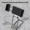 New Upgraded Back Clip Type 360 Folding Bracket,Back Clip Foldable Phone Holder,Fully Adjustable Foldable Desktop Phone Holder,Metal Multi-Angle Cell Phone Stand for All Types Smartphones