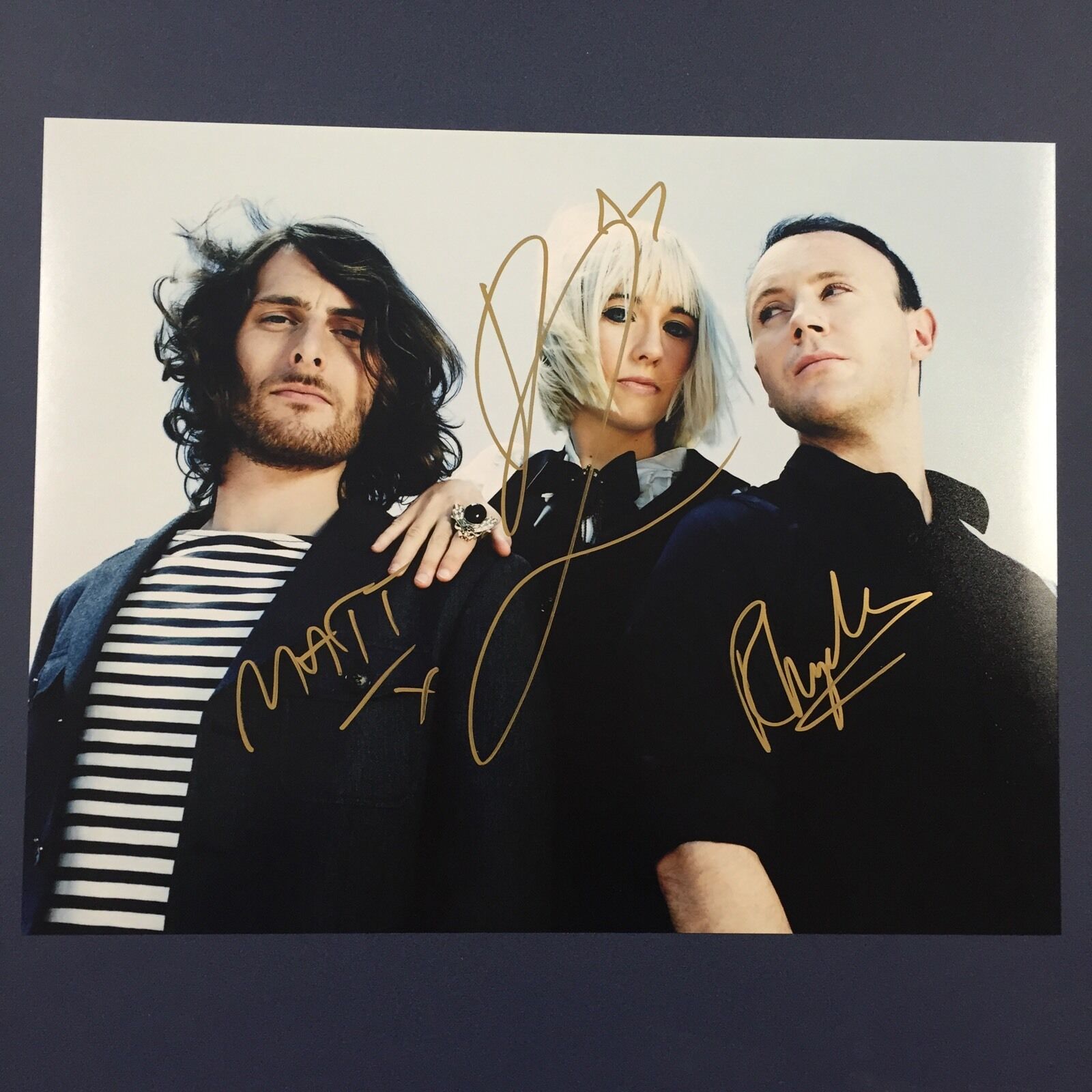 THE JOY FORMIDABLE FULL BAND SIGNED 11x14 Photo Poster painting SIGNED AUTOGRAPHED HOT PROOF COA