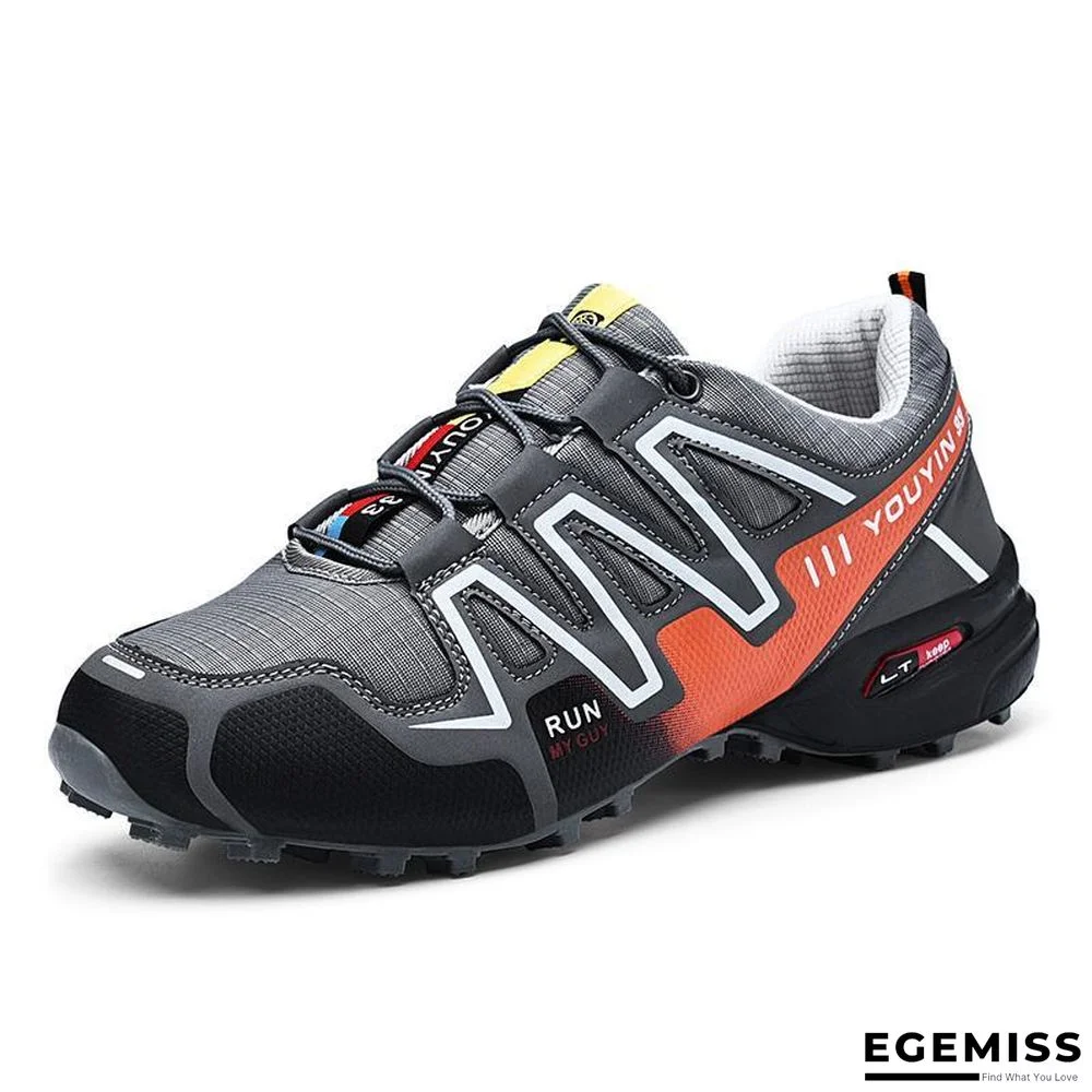 new large size outdoor mountaineering shoes men's shoes breathable shock absorption sports hiki | EGEMISS