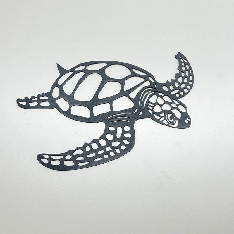 Artistic Turtle Metal Pendant Wall Art