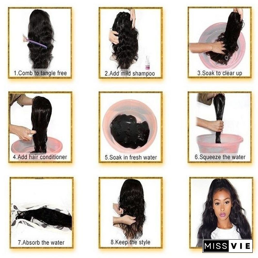 Hair Wigs Short Hairwigs Headgear for Ladies with Curly Hair