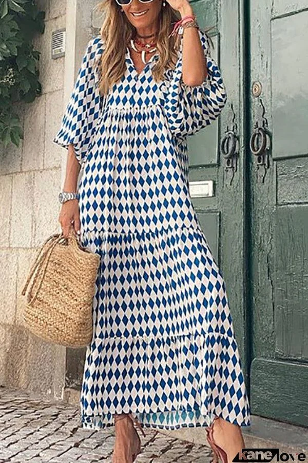 Fabulous Time Puff Sleeve Tiered Midi Dress