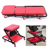 Car Shop Creepers, Folding 2 in 1 Mechanic Cart Car Convertible Stool Crawler Board with 6 Casters for Garage Workshop Auto Repair Shop
