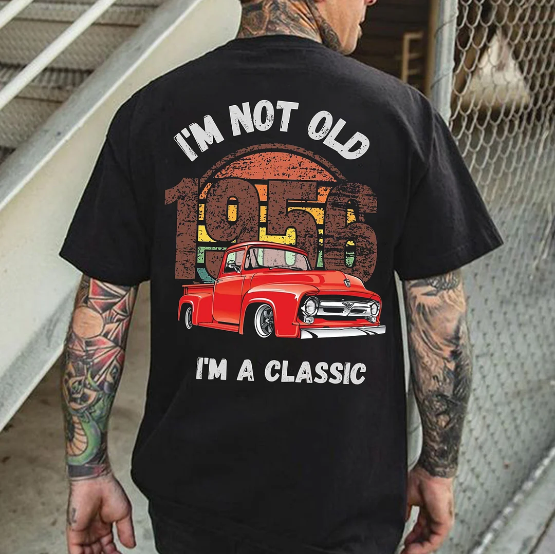 I'M NOT OLD I'M A CLASSIC Classic Car Print Men's T-shirt