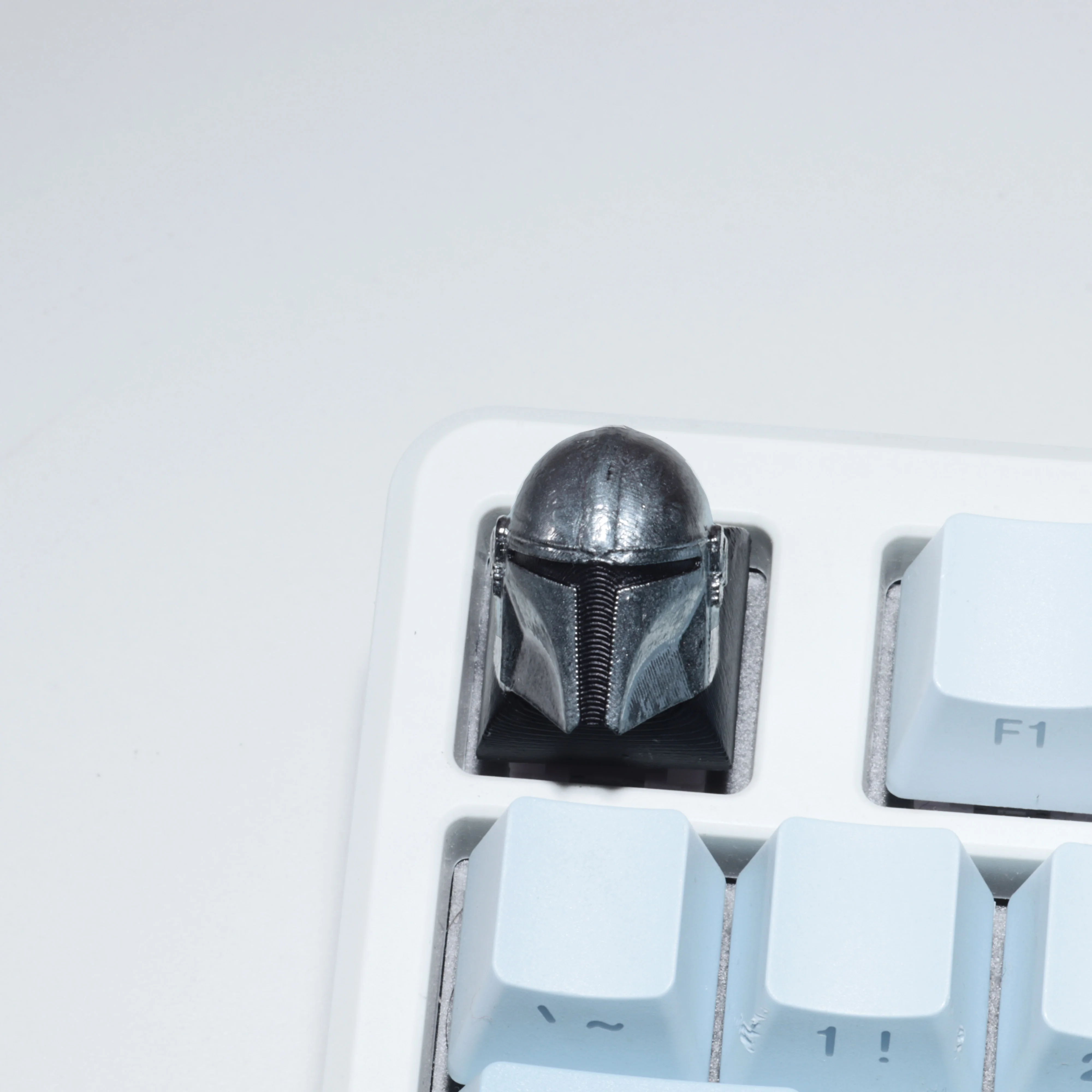 Star Wars The Mandalorian Helmet Artisan Keycap Axonkit