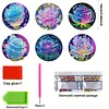 6pcs DIY Diamond Painting Coaster Kit - Flower