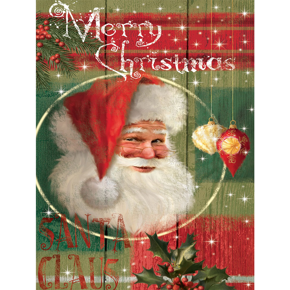 

Santa Claus - Round Drill Diamond Painting - 30*40CM, 501 Original