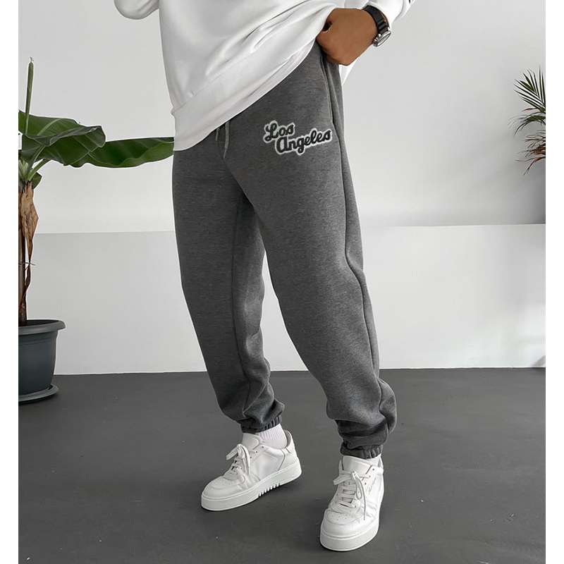 Men's Oakland Fleece 'los Angeles' Print Sweatpants