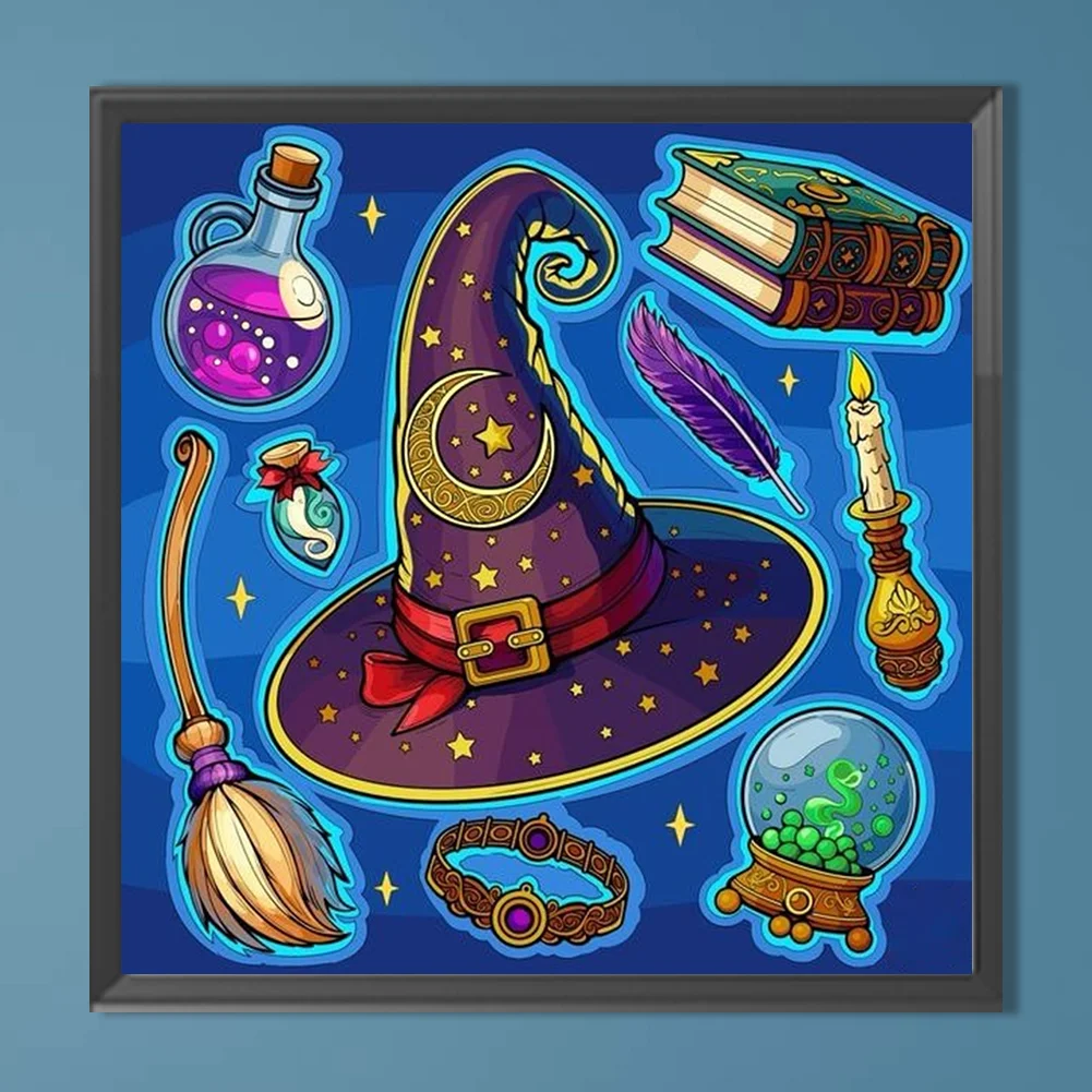 Diamond Painting - Full Round Drill - Harry Potter Magic(Canvas|40*40cm)