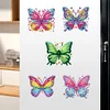 6 Stück Schmetterling - 5D DIY Bastel-Aufklebermagnet
