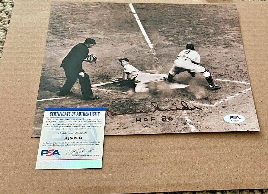 DUKE SNIDER SIGNED BROOKLYN DODGERS 8X10 Photo Poster painting W/HOF80 PSA/DNA CERTIFIED #2