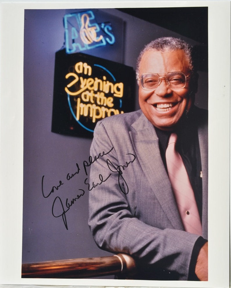 James Earl Jones Signed Photo Poster painting Star Wars, Field Of Dreams wCOA