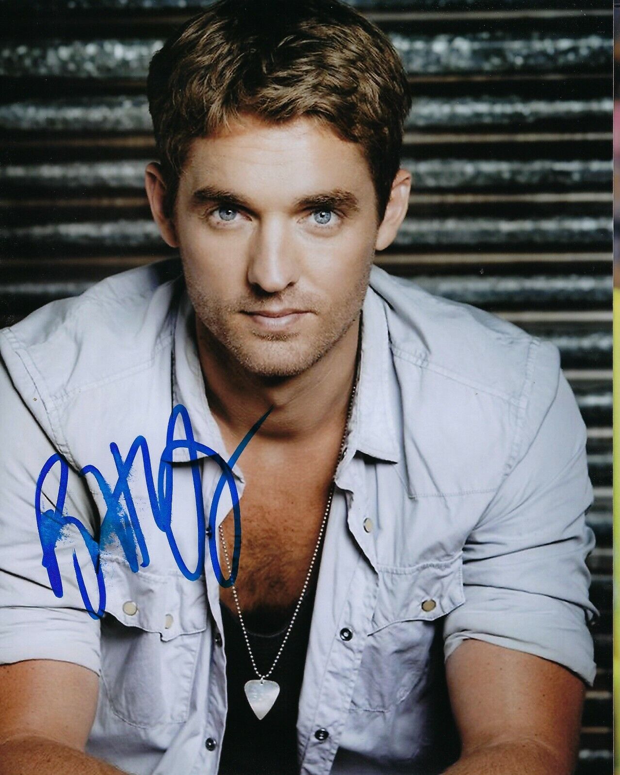 GFA Mercy & Here Tonight * BRETT YOUNG * Signed 8x10 Photo Poster painting PROOF AD10 COA