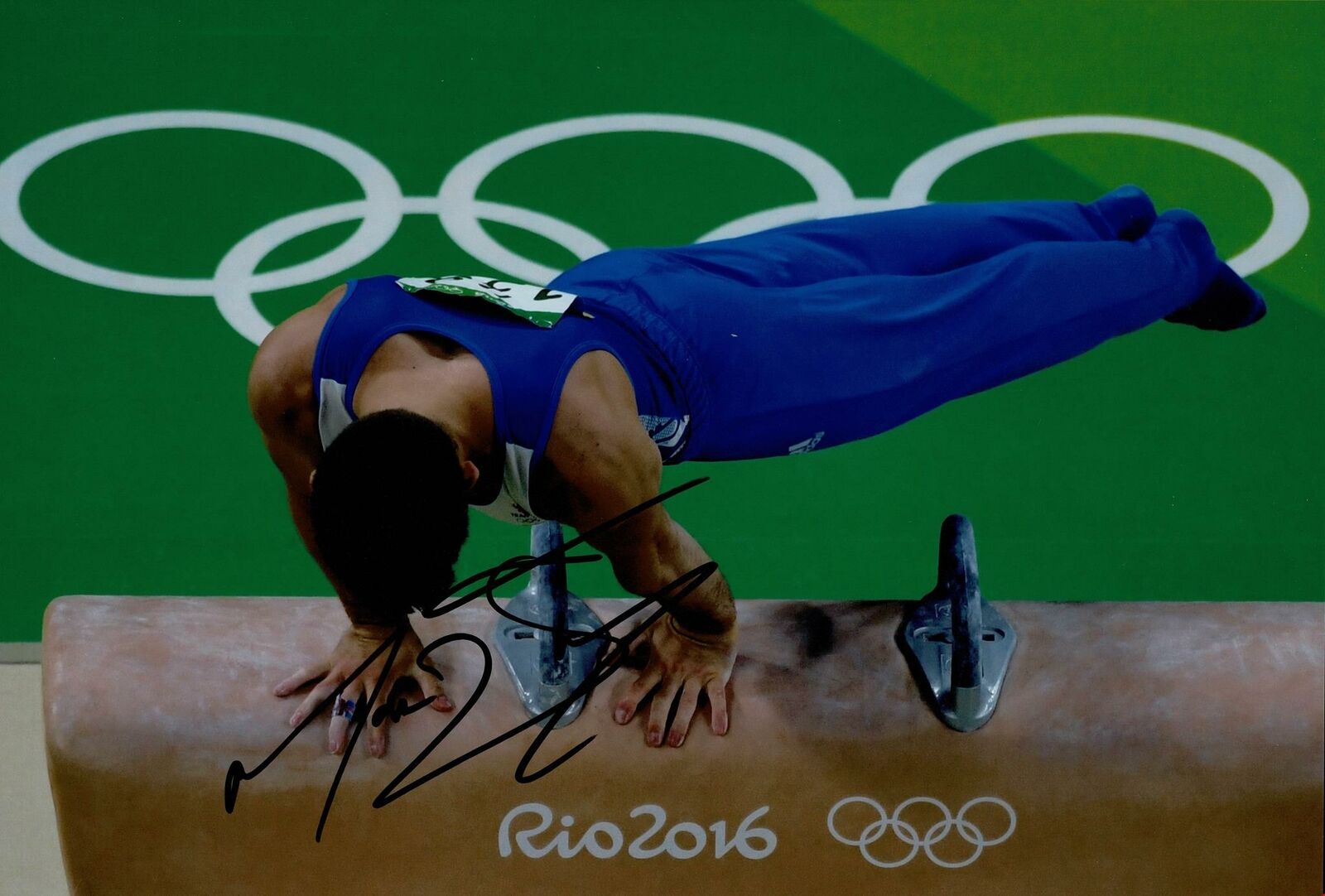 Max Whitlock Signed 12X8 Photo Poster painting Rio 2016 Tokyo 2020 Genuine Signature AFTAL COA H