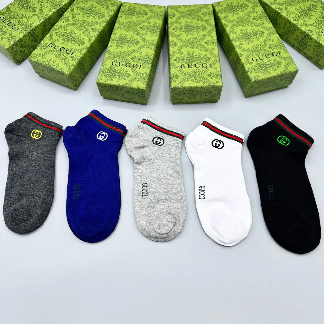 Men's Socks Thin Summer Socks Short Socks Men's Sports Boat Socks Sweat-Absorbent Moisture-Wicking Breathable Odor-Resistant Boxed Socks