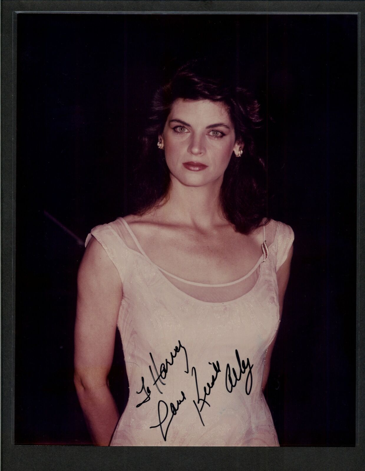 Kirstie Alley - Signed Autograph Color 8x10 Photo Poster painting - Cheers - Star Trek II