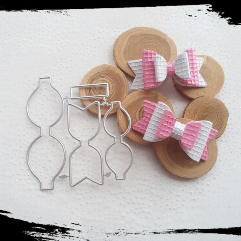 3776Beautiful cutting die bow template DIY scrapbook metal cutting die paper card process embossing folder template