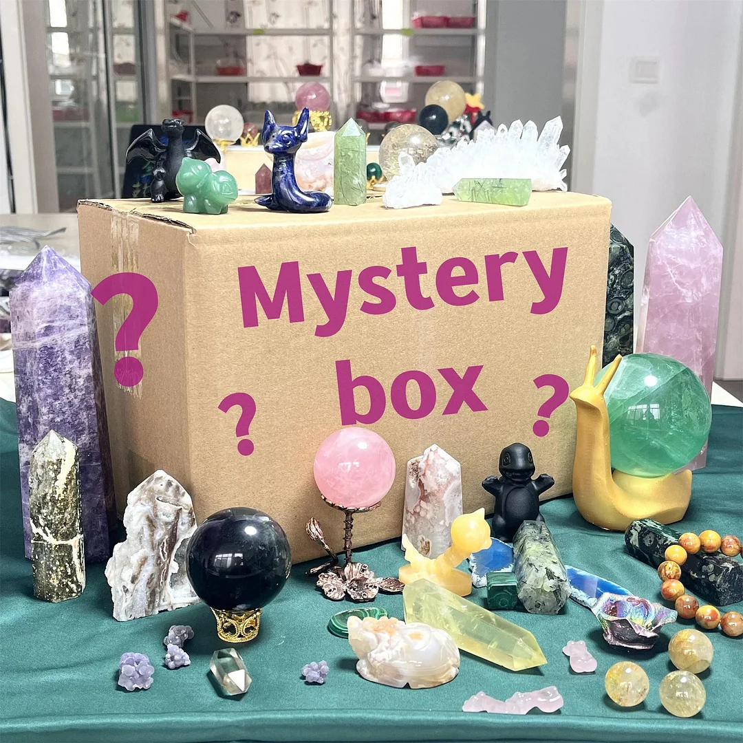 Crystal Mystery Box,Mystery Crystal Box,Mystery Crystal Bag,Healing Crystal,Jewelry,Crystal gifts,Home decoration