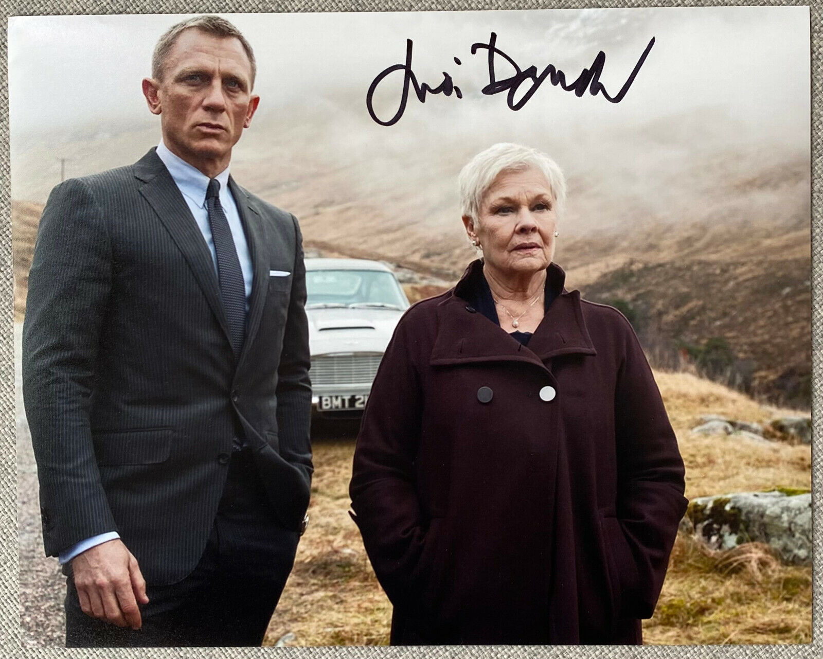 Judi Dench Signed IP 8x10 Photo Poster painting - Authentic, James Bond