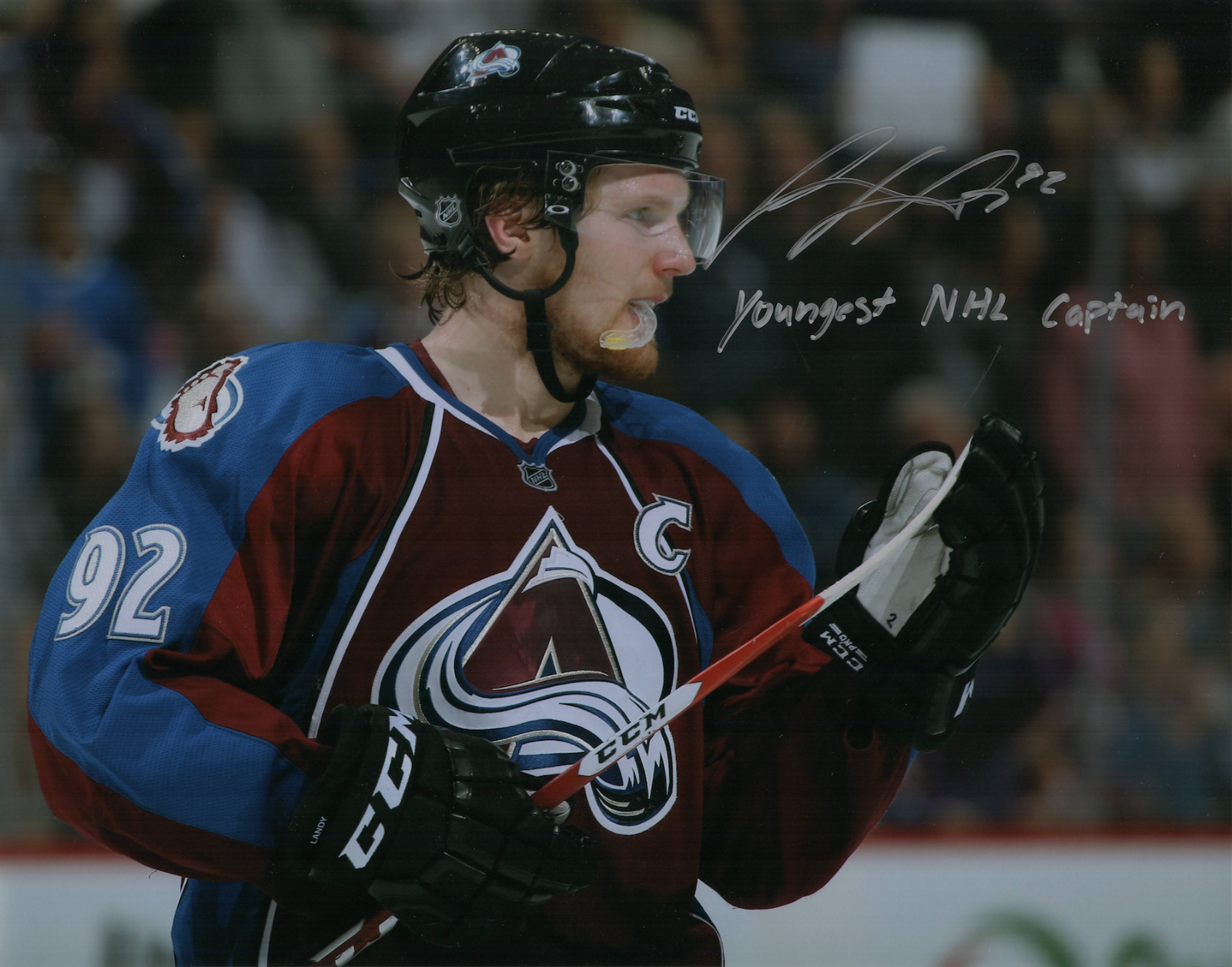 Gabriel Landeskog signed autographed 11x14 Photo Poster painting! Guaranteed Authentic! 2884