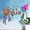 >SALE<Dreamcatcher 2D Flat DIY Diamond Art Pendant Single-Sided Drill Wall Door Decor