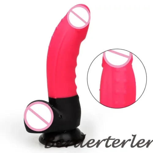 pornhint Pornhint Dildo Anal Plug Single Layer Silicone Penis with Suction Cup for Woman Sex Toys