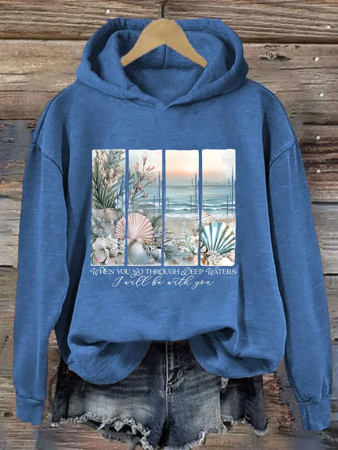 Deep Waters Christian Hoodie