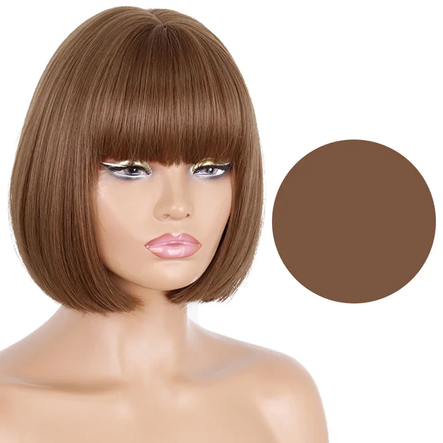 Jewtribute Hair®|Short Straight Bob Wigs For Women 