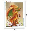 Fire Dragon  | Full Round Diamond Painting Kits