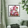 >SALE<5D DIY Partial Special Shaped Drill Diamond Painting Heart Gnome Decor 30x30cm