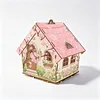 DIY 3D Diamond Painting Wooden Puzzle, Jigsaw Puzzle Diamond Art Holiday Party Xmas Decorations Hanging Kits
