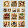 25x25cm DIY Pearl Painting Kit with Frame Self-Adhesive Canvas
