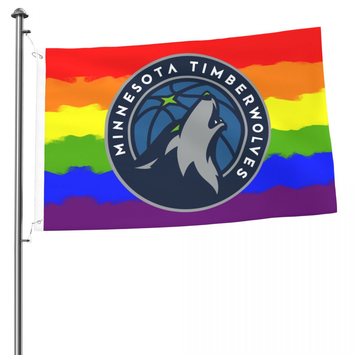 Minnesota Timberwolves Traditional Pride 2x3FT Flag