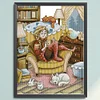Quiet Nights -14CT Stamped Cross Stitch Kit(29*37cm)