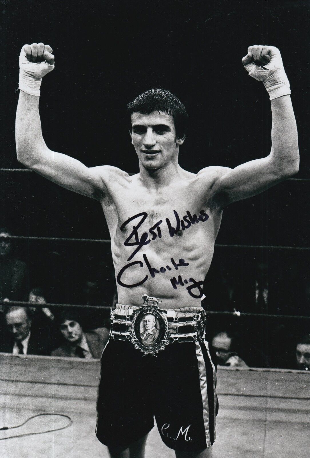 Charlie Magri Hand Signed Boxing 12x8 Photo Poster painting 2.