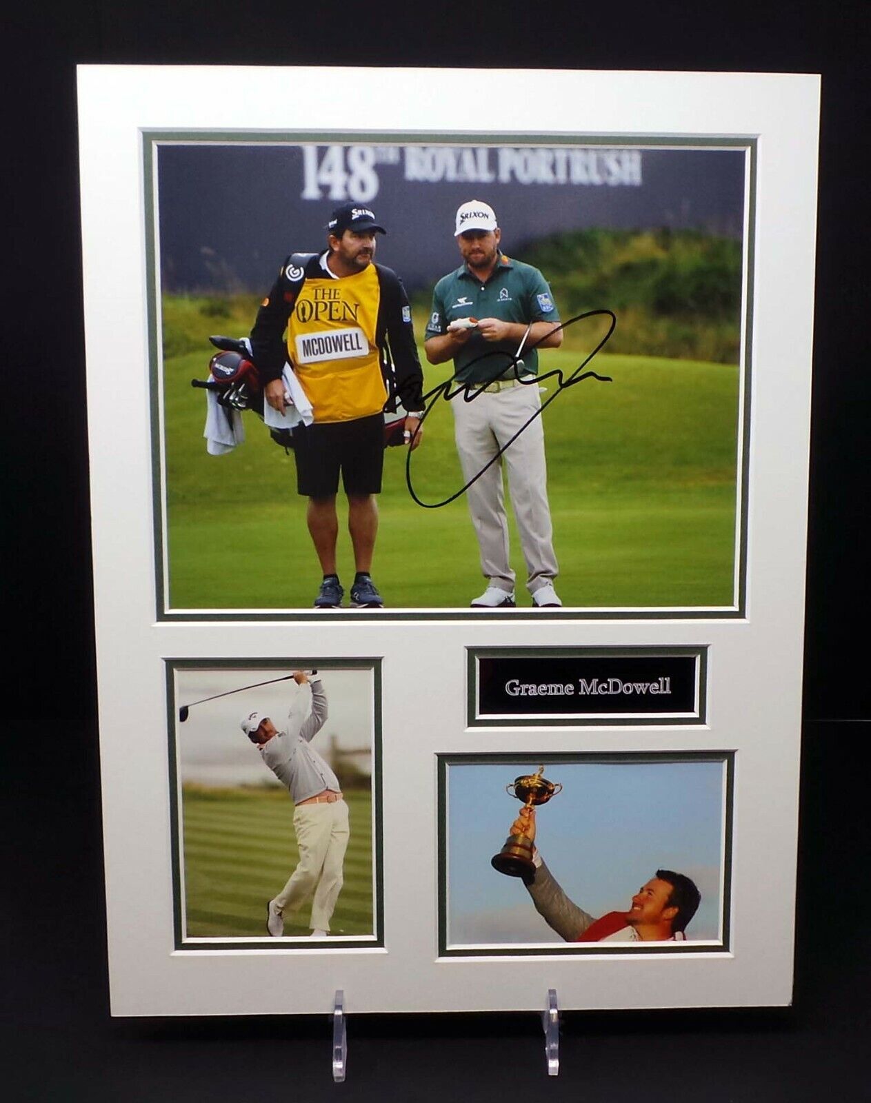 Graeme Gmac McDOWELL Signed Mounted Golf Photo Poster painting Display 1 AFTAL RD COA Ryder Cup