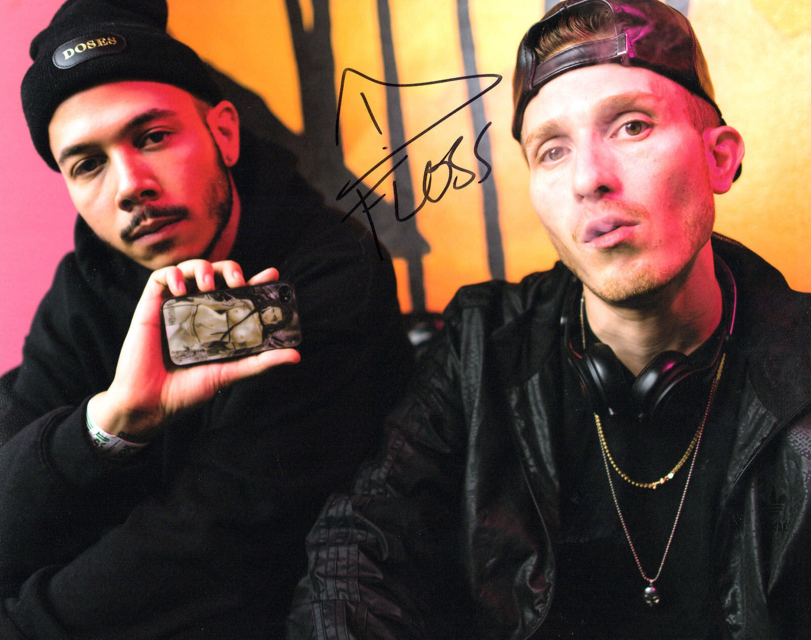 GFA Electro DJ Trap J2K * FLOSSTRADAMUS * Signed 8x10 Photo Poster painting F3 COA