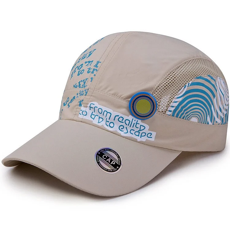 Summer Baseball Cap for Childrens Outing Sun-shading Quick-drying Hat Primary School Students Trend Breathable Sunscreen Hat