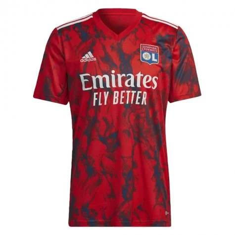 Olympique Lyon Away Shirt Kit 2022-2023 - Red