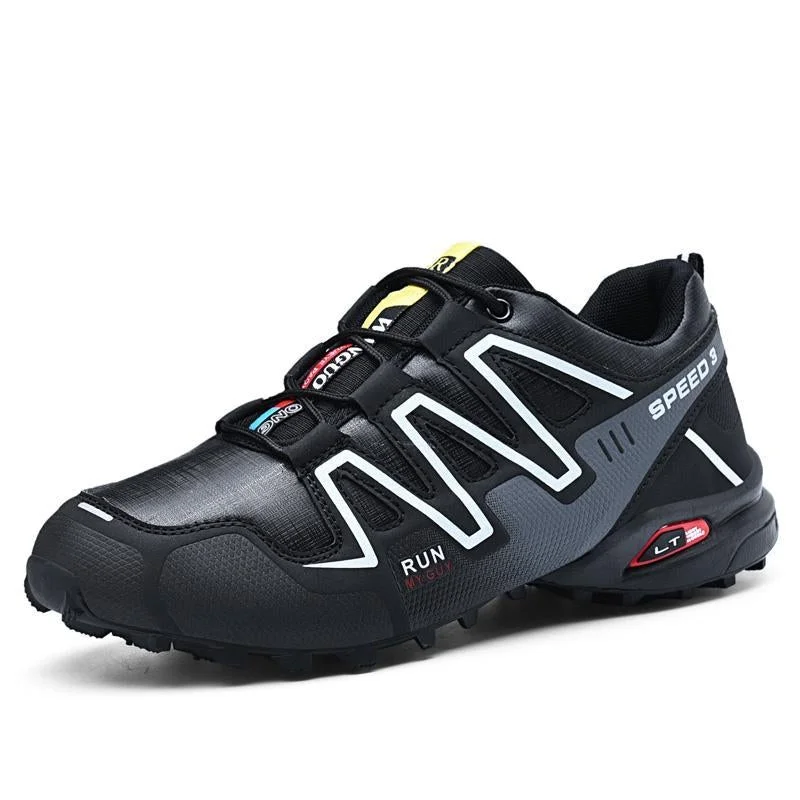 New Large Size Outdoor Mountaineering Shoes Men's Shoes Breathable Shock Absorption Sports Hike