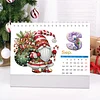 Calendrier 2026 Kit de peinture au diamant Gnome de No&euml;l DIY Diamond Art Bureau Calendar