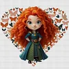 Disney Princess Love-11CT Stamped Cross Stitch 40*40cm/15.75*15.75in tapestrymarket