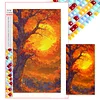 Landschaft 5d DIY Diamond Art Malerei Sets quadratisch Full Dril Wanddekoration 45x75cm