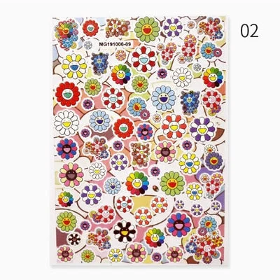 Nail Art Dragon Decals Stickers Red Black Dragons Design Self Adhesive 3D Nail Sticker Acrylic Manicure Tips Decorations-Nail Inspo