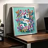 Butterfly Flower S 5D Partial Drill DIY Diamond Painting Kit 30*30cm