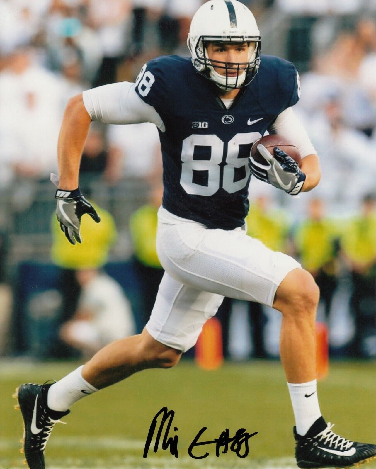 Mike Gesicki #0 8x10 Signed Photo Poster painting w/ COA Penn State Lions 033119